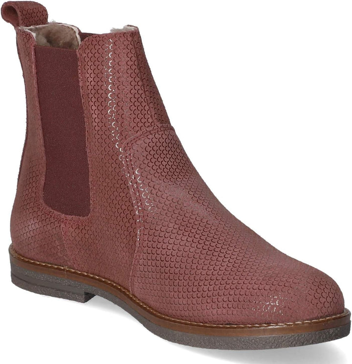 Bisgaard Mädchen Madia Lamb Fashion Boot 28 EU Blackberry, 28 EU Blackberry