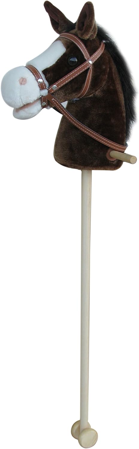 Sweety Toys 5055 Steckenpferd ” My Little Pony” Chocolate, super süss, mit Funktion Gewieher und Gal
