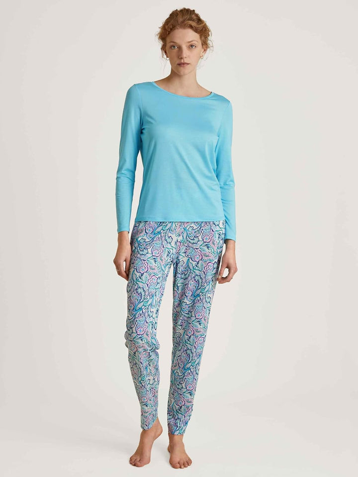 CALIDA Favourites Shirt, 3/4-Arm Damen 44-46 Blue Topaz, 44-46 Blue Topaz