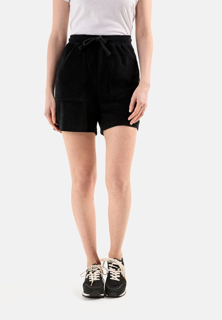 camel active Damen Frottee Shorts mit Kordelzug XXL Grau, XXL Grau