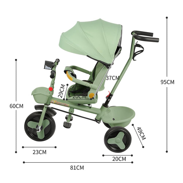 Kinderwagen, faltbar, für 0-36 Monate, 0-25 kg, Kombikinderwagen, kompakter Kinderwagen mit Sitz, Au