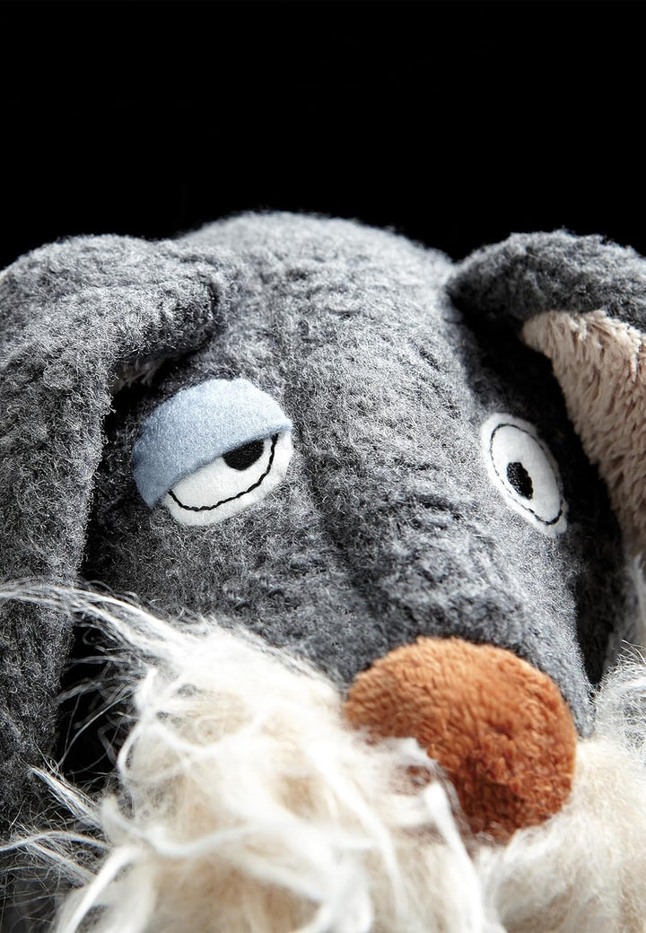 SIGIKID 38415 I waas nix Beasts Town Kinder und Erwachsene Kuscheltier empfohlen ab 3 Jahren grau Gr