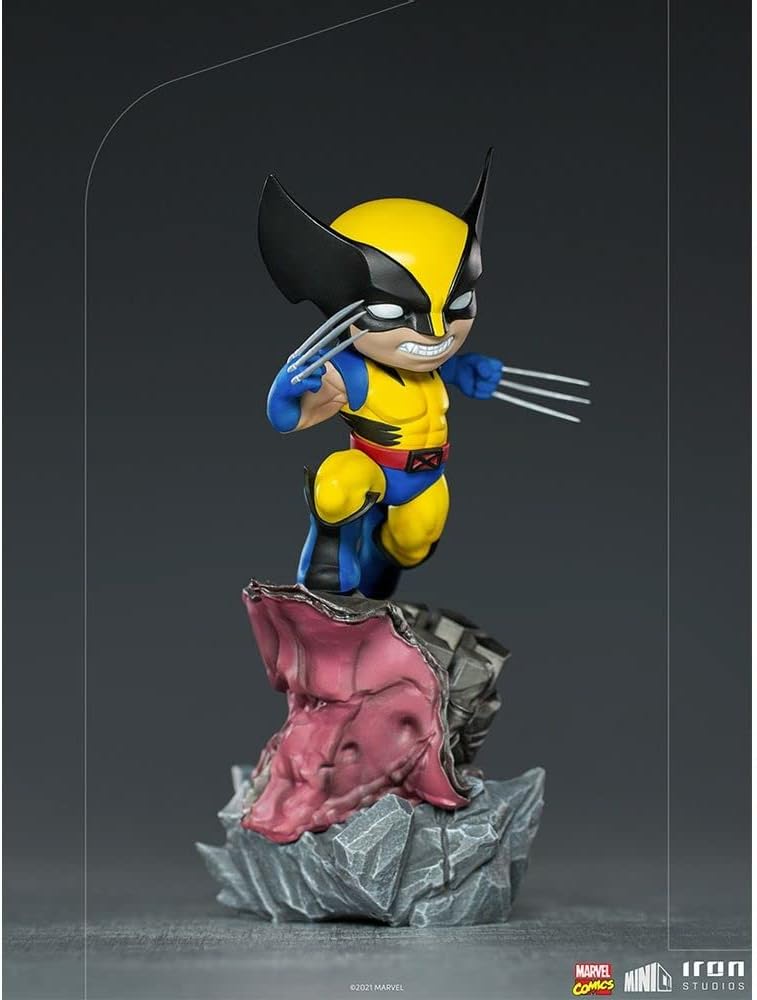 Iron Studios - Minico X-Men Wolverine Vinyl Statue Grösse: 21 x 11 x 15 cm, Grösse: 21 x 11 x 15 cm