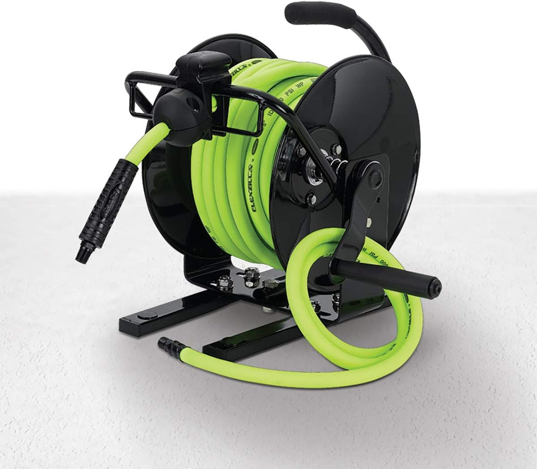 Legacy Manufacturing Flexzilla ZillaGreen L8651FZ Tragbare manuelle offene Luftschlauchrolle, 0,95 c