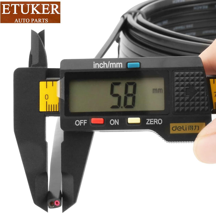 ETUKER Fahrzeugkabel 2 adrig 10M Kabel Anhänger 2 polig Camping Fahrzeugleitung Kabelquerschnitt 2X