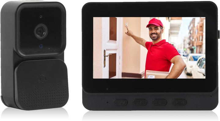 Video Türklingelsystem mit 4,3 Zoll Display, 8 MP Kamera, Nachtsicht, Zwei Wege Sprache für die Sich