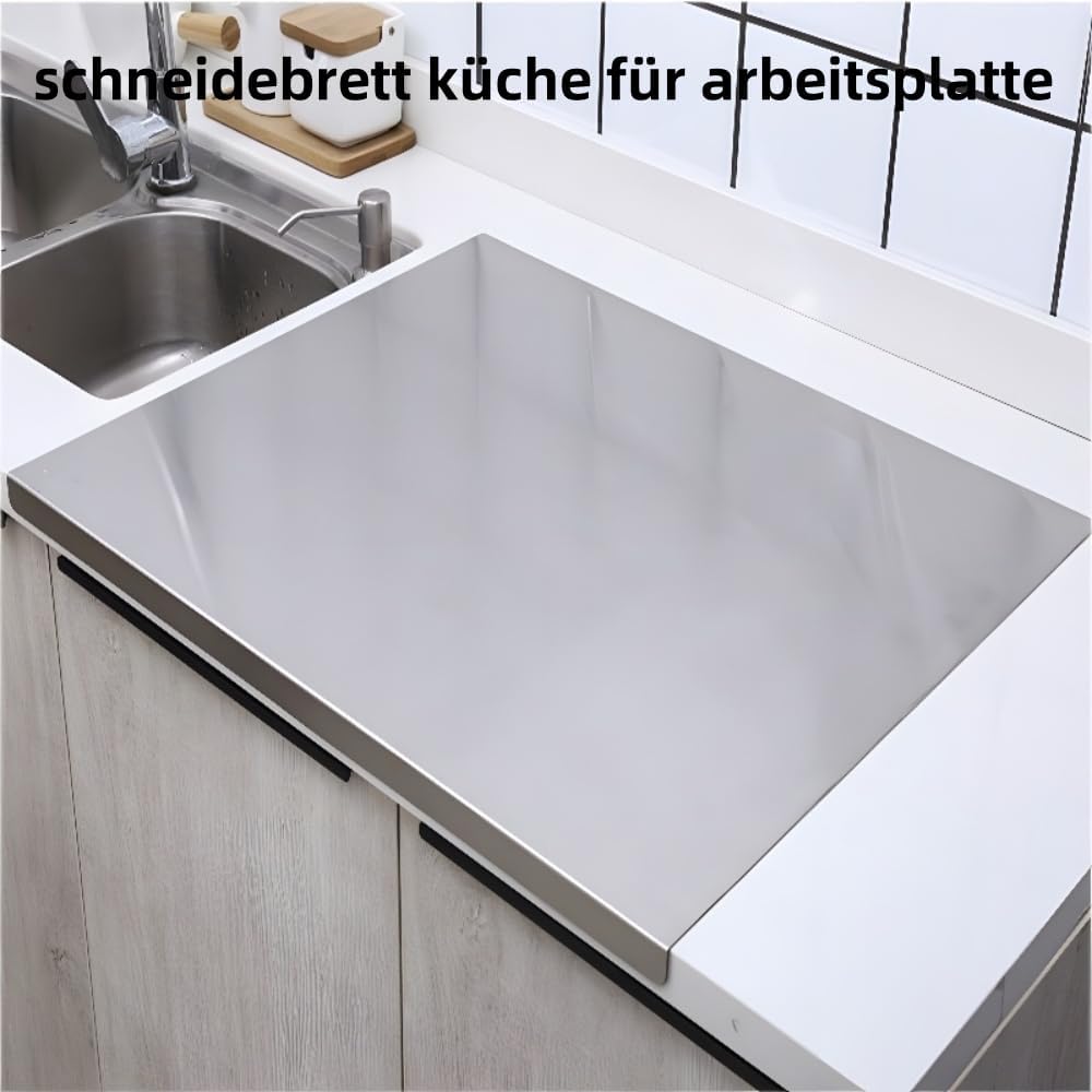 Schneidebrett 316 Edelstahl,Edelstahl Arbeitsplatte aus Verschiedene Grössen,Cutting Board,Schneideb
