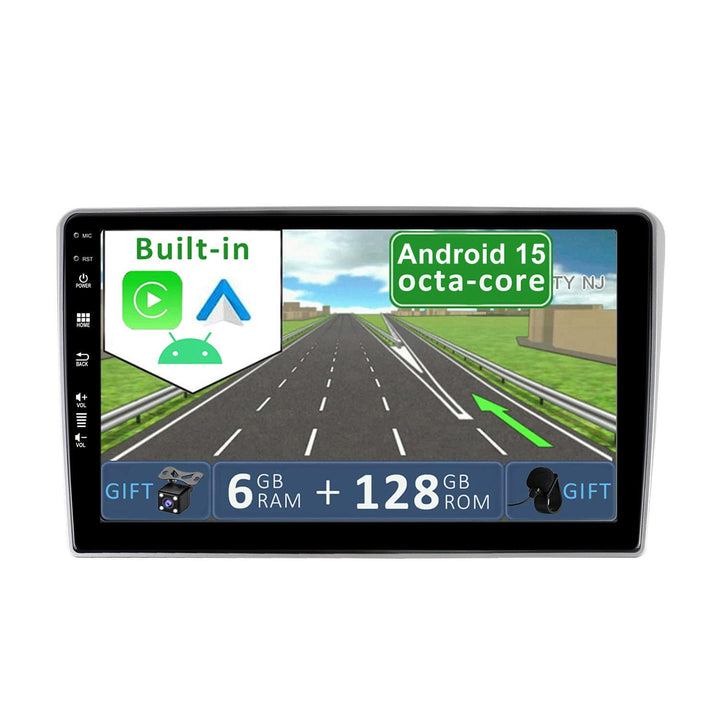 [6GB+128GB] Android 14 Autoradio für Toyota Avensis (2002-2008)-[Integriertes CarPlay/Android Auto/D