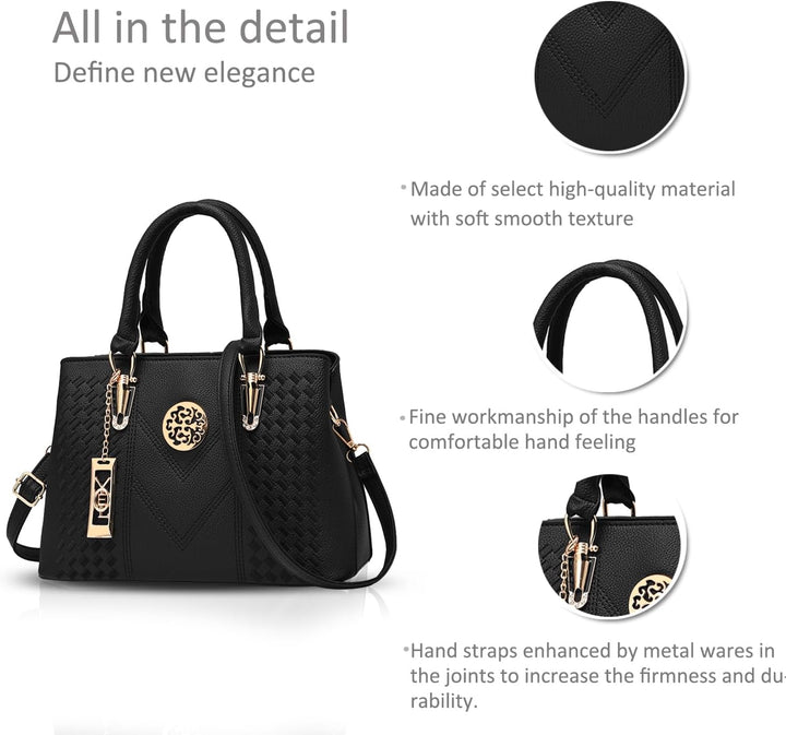 NICOLE &amp; DORIS Elegant Taschen Damen Handtaschen Umhängetasche Crossbody Bag Frauen Schultertaschen