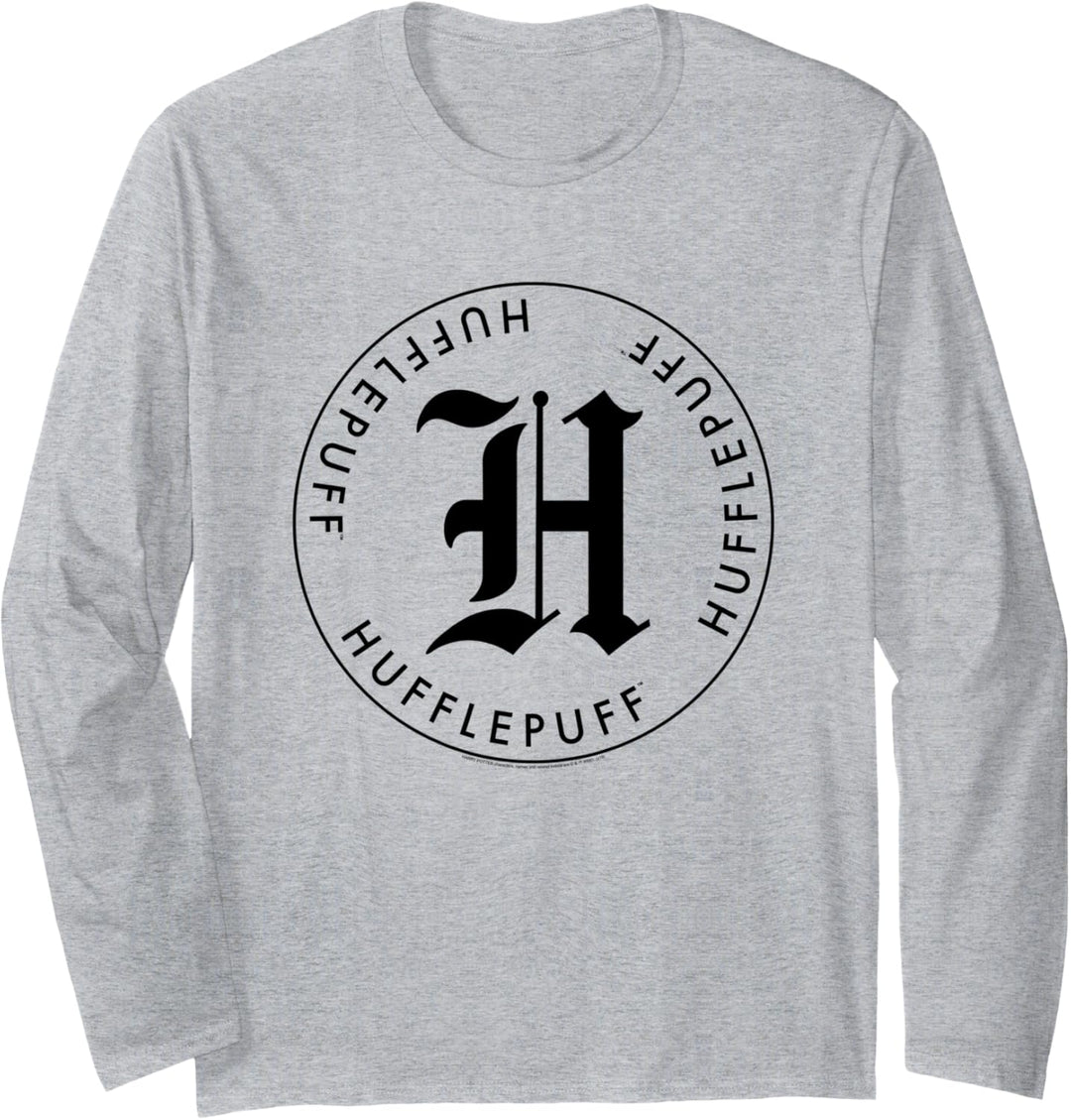 Harry Potter Hufflepuff Letter H Langarmshirt