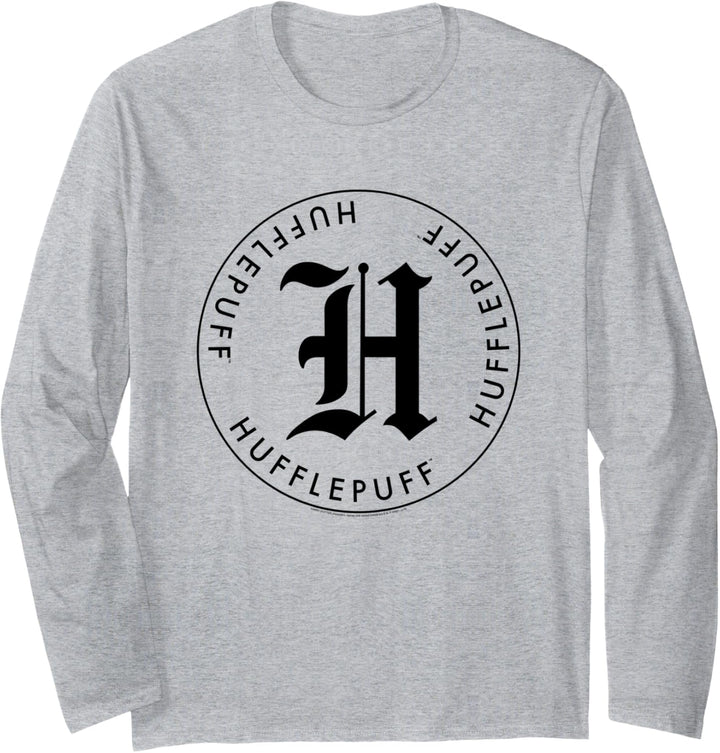 Harry Potter Hufflepuff Letter H Langarmshirt
