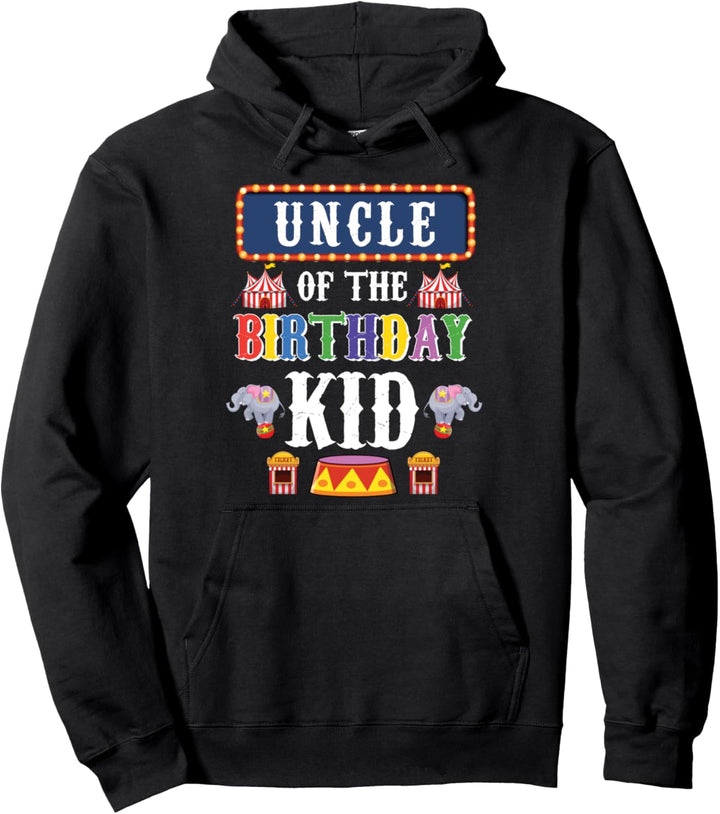Zirkus Geburtstag Onkel des Geburtstagskindes Karneval Party Pullover Hoodie