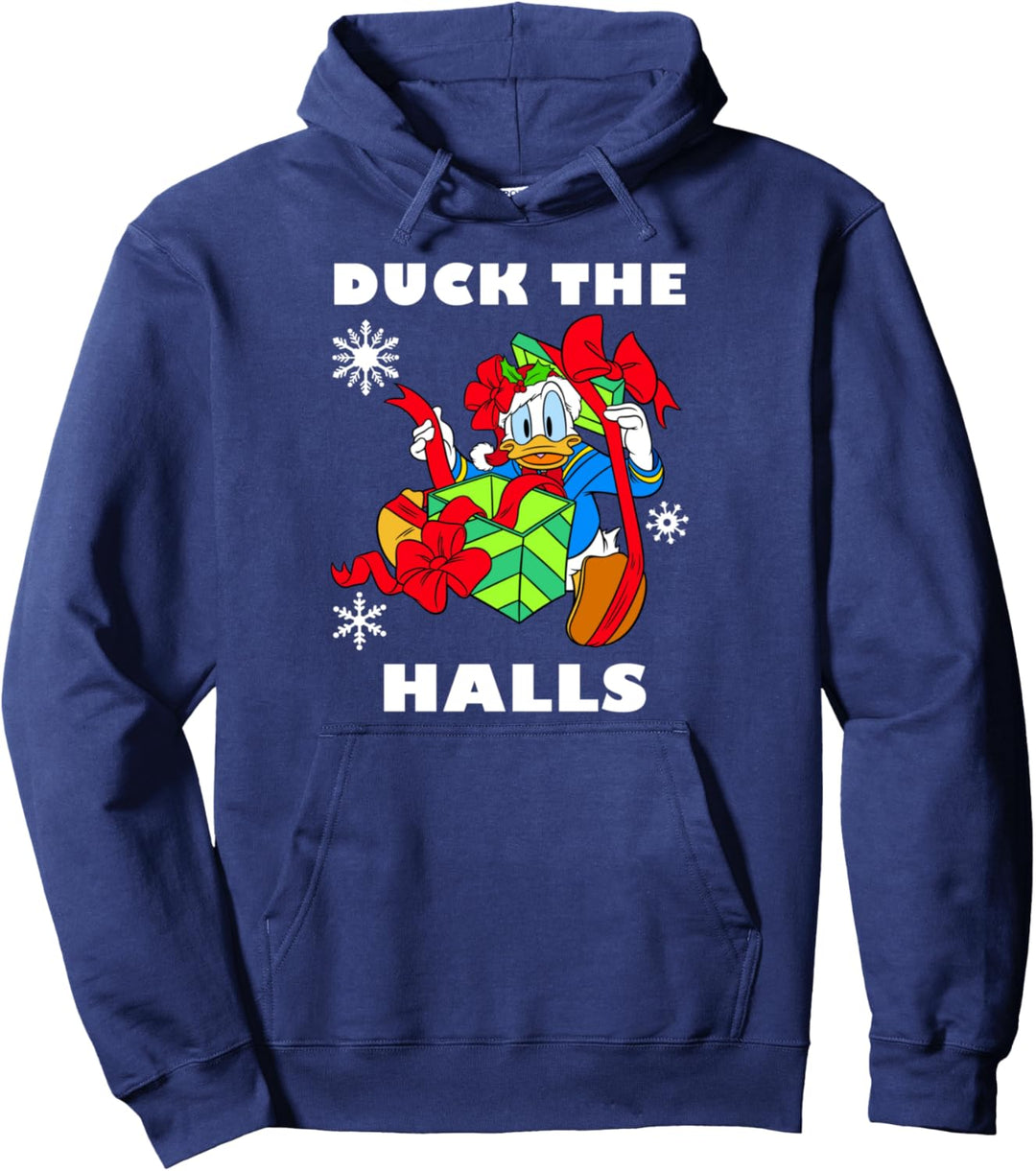 Disney Mickey And Friends Weihnachten Donald Duck The Halls Pullover Hoodie