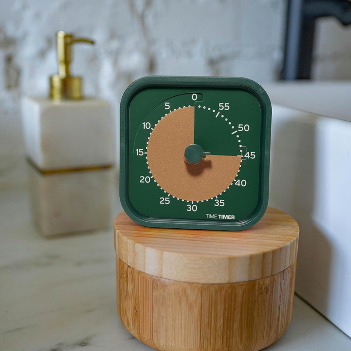 TIME TIMER MOD Home – Metallic Series – Individuelle Grösse, 60 Minuten visueller Countdown-Timer fü