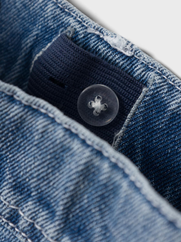 VERO MODA Jungen Nkmryan Straight Jeans 4525-im L Noos 158 Medium Blue Denim, 158 Medium Blue Denim