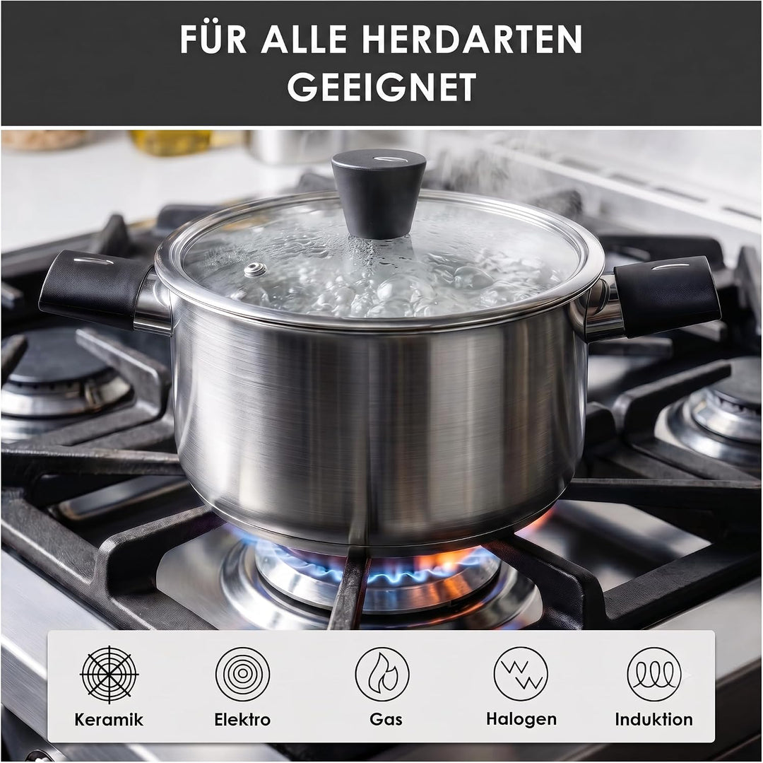 Töpfe und Pfannen Set, Kochgeschirr-Set für die Küche