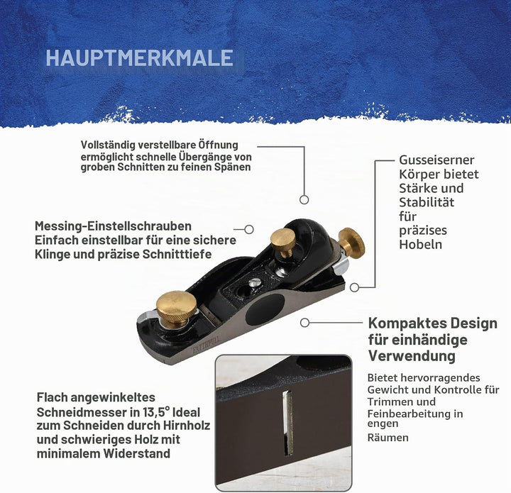 Faithfull - Block Ebene 60 2.1 - FAIPLANE6012, Multi