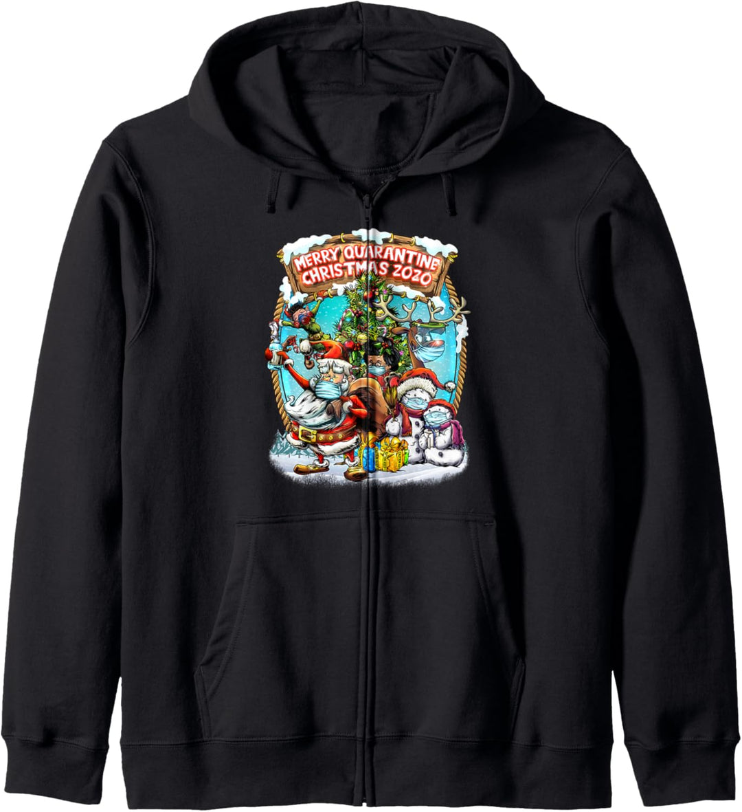 Merry Quarantine Christmas 2020 Gift Clothing Kapuzenjacke