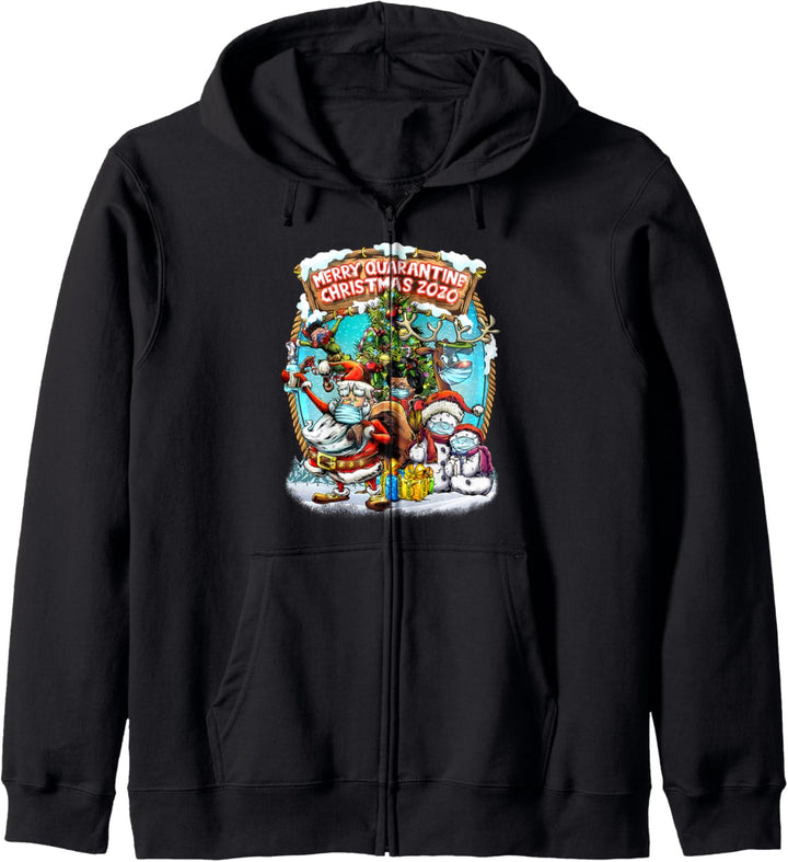 Merry Quarantine Christmas 2020 Gift Clothing Kapuzenjacke