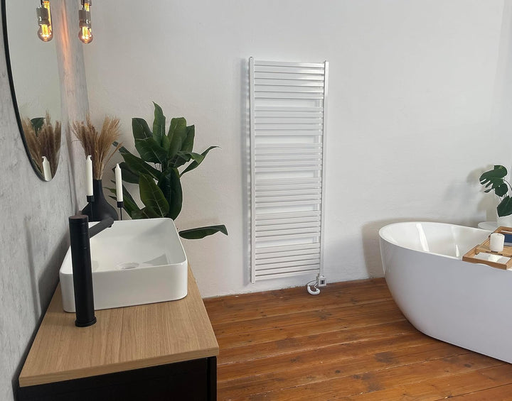 anapont elektrischer Badheizkörper Marlin - gerade - Farbe - Timer-Funktion - Handtuchheizkörper - B