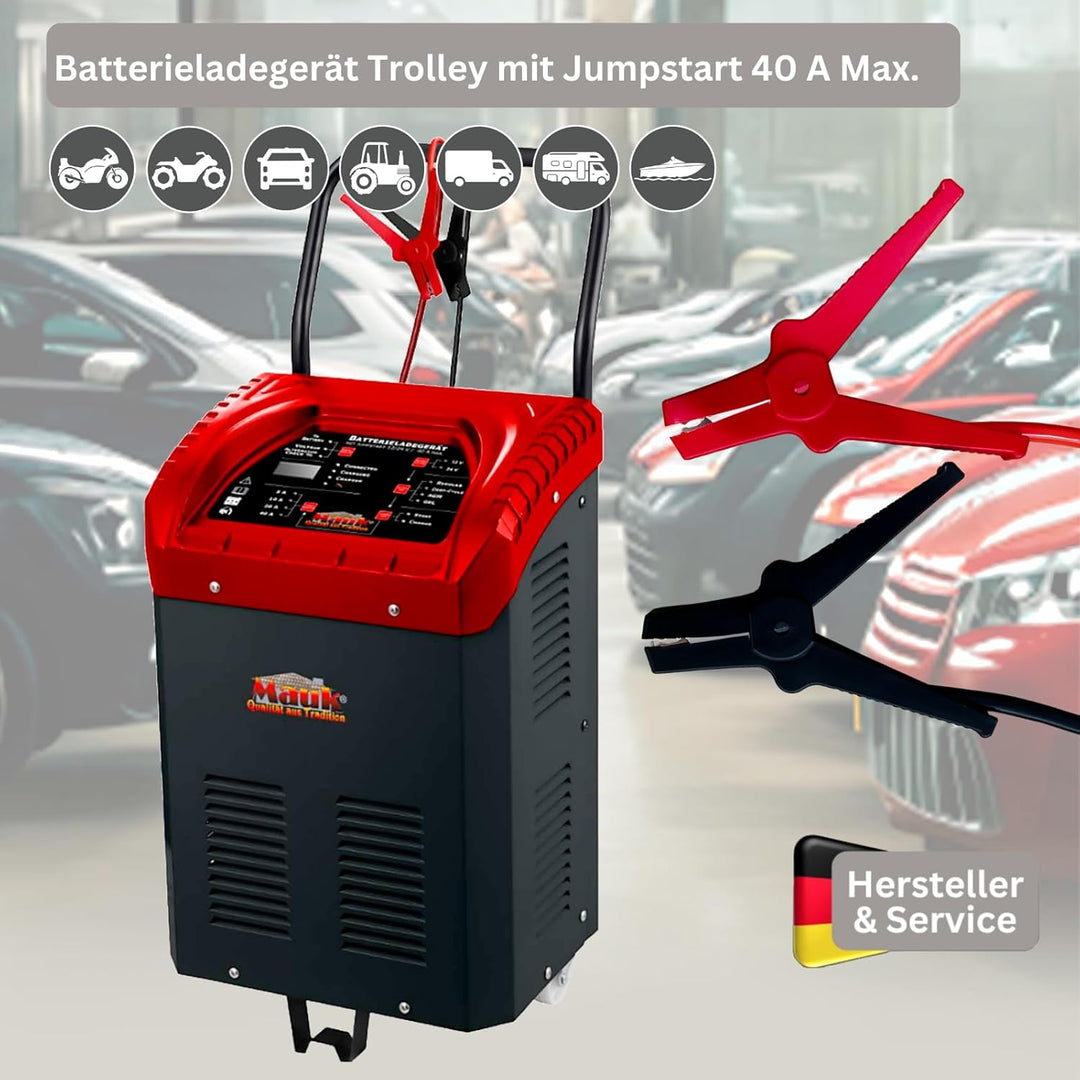 MAUK® Batterieladegerät Kfz Ladegerät Batteriestarter Jump Starter Auto Jumpstarter Auto Batterie St