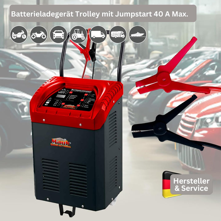 MAUK® Batterieladegerät Kfz Ladegerät Batteriestarter Jump Starter Auto Jumpstarter Auto Batterie St
