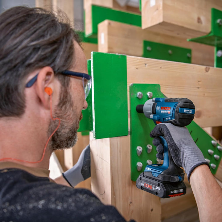 Bosch Professional 18V System Akku Drehschlagschrauber GDS 18V-450 PC (450 Nm Anziehmoment, 800 Nm L
