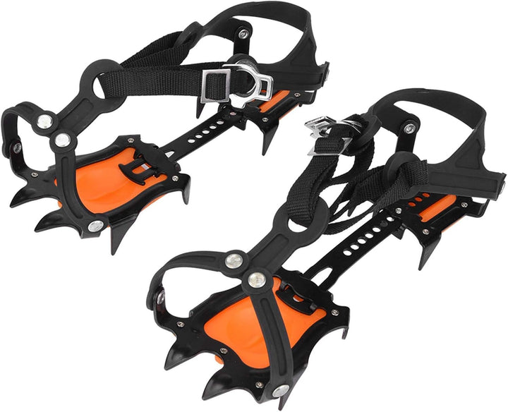 Traction Ice Cleats, rutschfeste 10 Teeth Walk Traction Ice Cleat Spikes Steigeisen, strapazierfähig