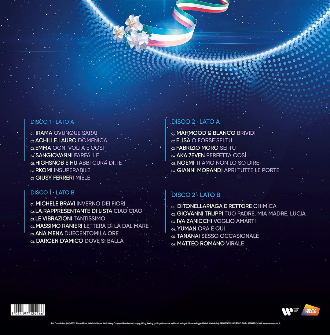 Sanremo 2022 / Various [Vinyl LP], Vinyl