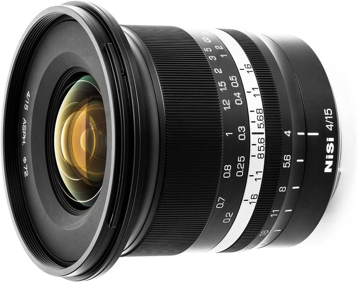 NiSi 15mm F4 ASPH Ultra-Weitwinkel Vollformat Objektiv für Sony E-Mount/Nikon Z-Mount/Cannon RF-Moun
