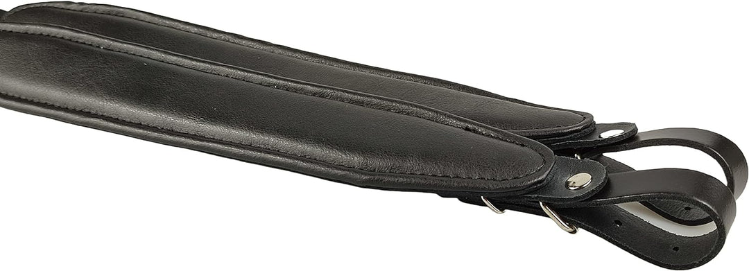 Akkordeon Gurt Leder Hochwertige 6cm Schulterriemen max bis 120 Bass