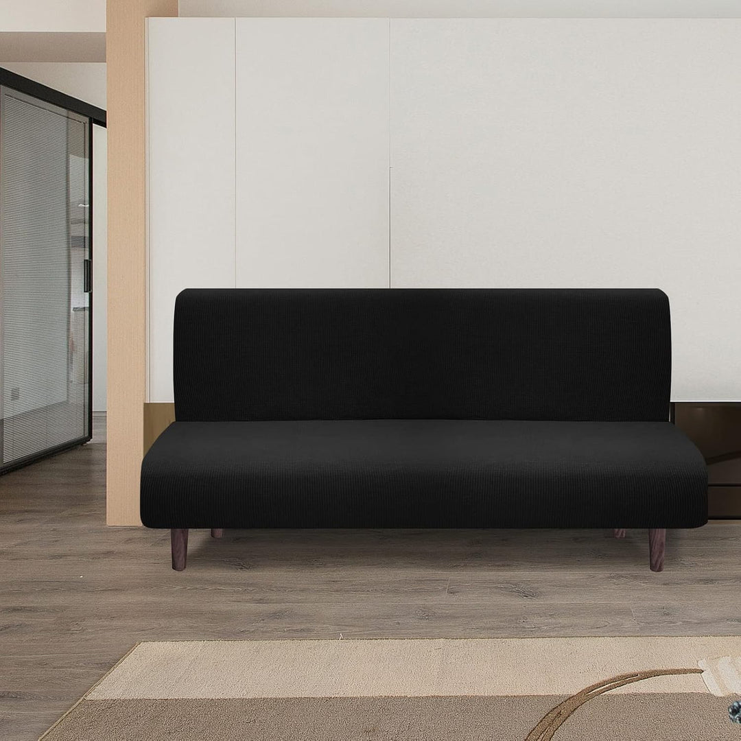 Granbest wasserdichte Armlose Futon Abdeckung, Hoher Stretch Futon Schutz für Faltendes Schlafsofa A