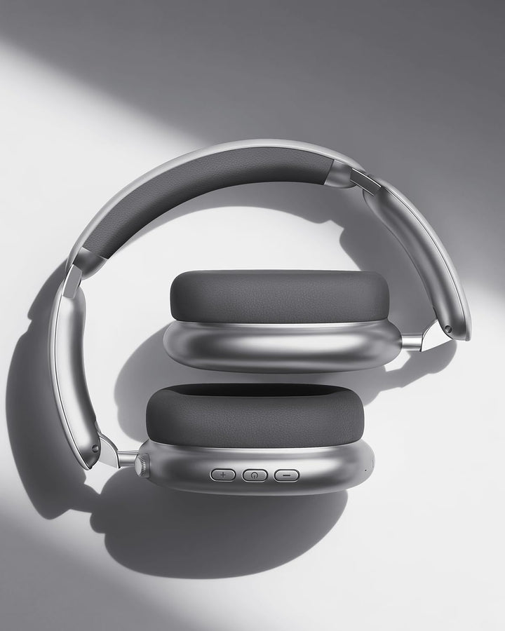 Wentronic Y02 Aktive Noise Cancelling Kopfhörer,60 Std.5 EQ-Musikmodi,Hi-Res-Audio,Tiefe Bässe,faltb