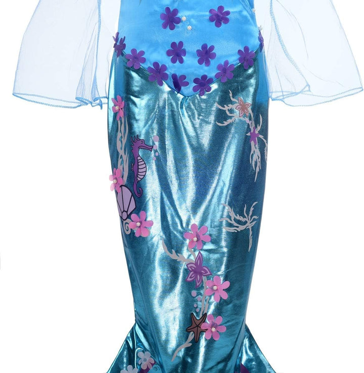Lito Angels Prinzessin Meerjungfrau Kostüm Kleid Party Verkleidung Cosplay für Kleinkind Mädchen Grö