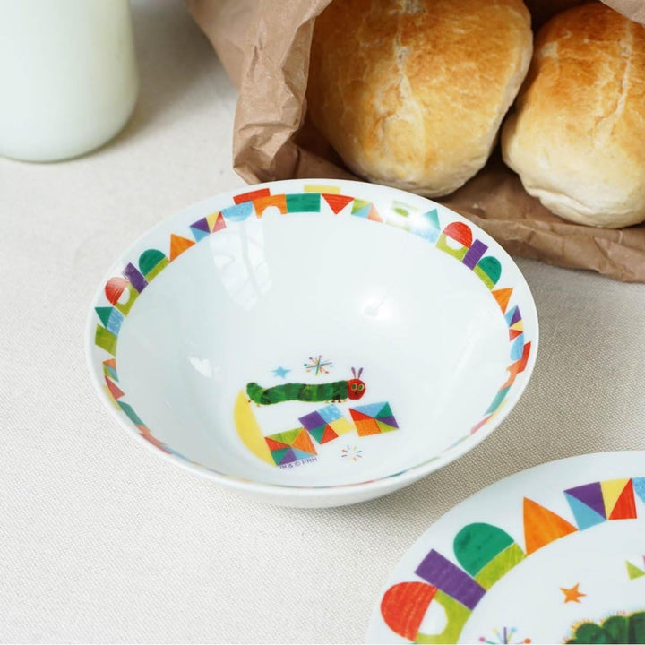 Kinder-Set Raupe Nimmersatt 7tlg. mit Gravur (z.B. Namen) personalisiertes Kinderbesteck + Kinderges