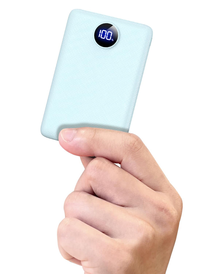 Power Bank, 22.5W Mini PowerBank 15000mAh (USB-C EIN- &amp; Ausgang), PD 3.0 QC 3.0 Externer Handyakku m