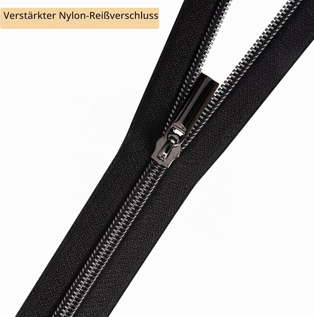 GUBOCA 9 M Reissverschluss,Näh Endlosreissverschluss mit Zipper,mit 30 Stück Reissverschlüsse Zubehö