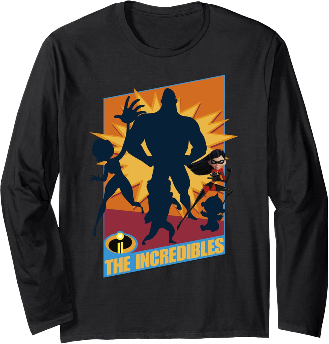 Disney Pixar Incredibles Violet Poster Langarmshirt