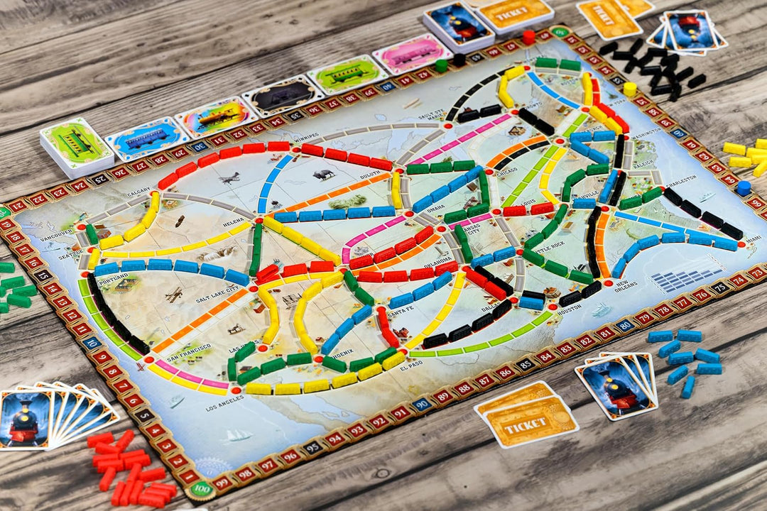 Asmodee – Ticket to Ride: Nordamerika (Neue Version) – Brettspiel