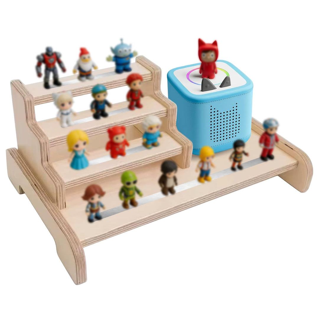 4 Stock Tonies Regal Magnetisches Kompatibel mit Toniebox &amp; Hörfiguren,Tonies Aufbewahrung für 15-20