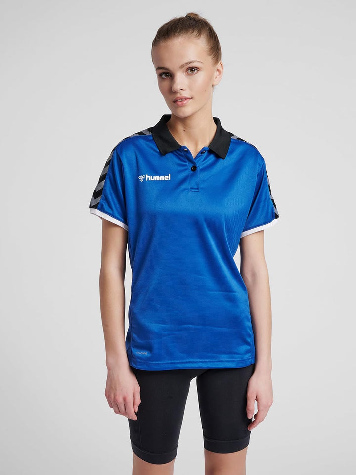 hummel Damen Hmlauthentic Woman Functional Polo Polo M True Blue, M True Blue