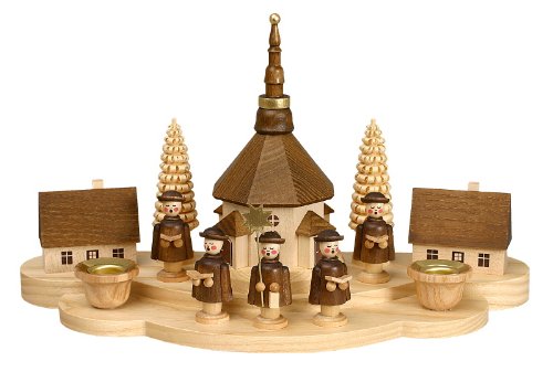 Volkskunstwerkstatt Unger Kurrendedorf gross auf Wolke - Original Erzgebirge® #0440