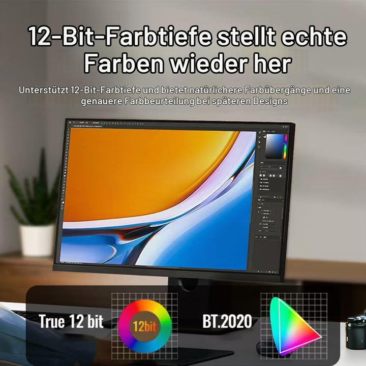 YIWENTEC USB-C zu DisplayPort 2.1 Kabel, 40Gbps, 16K 30Hz, 8K 60Hz, 4K 240Hz, Thunderbolt 4/3 zu DP,