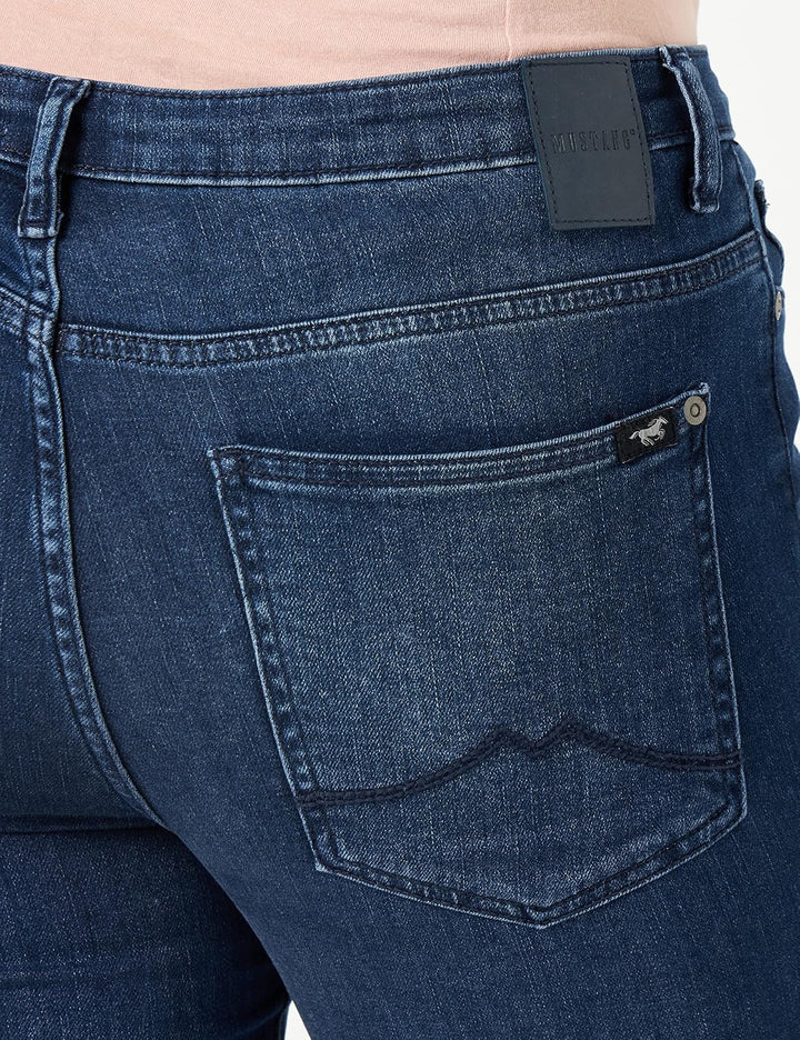 MUSTANG Damen June Flared Jeans 30W / 32L Mittelblau 602, 30W / 32L Mittelblau 602