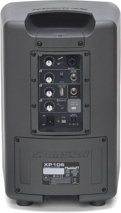 Samson Expedition XP106 - Wiederaufladbarer tragbare PA mit Bluetooth® SAXP106