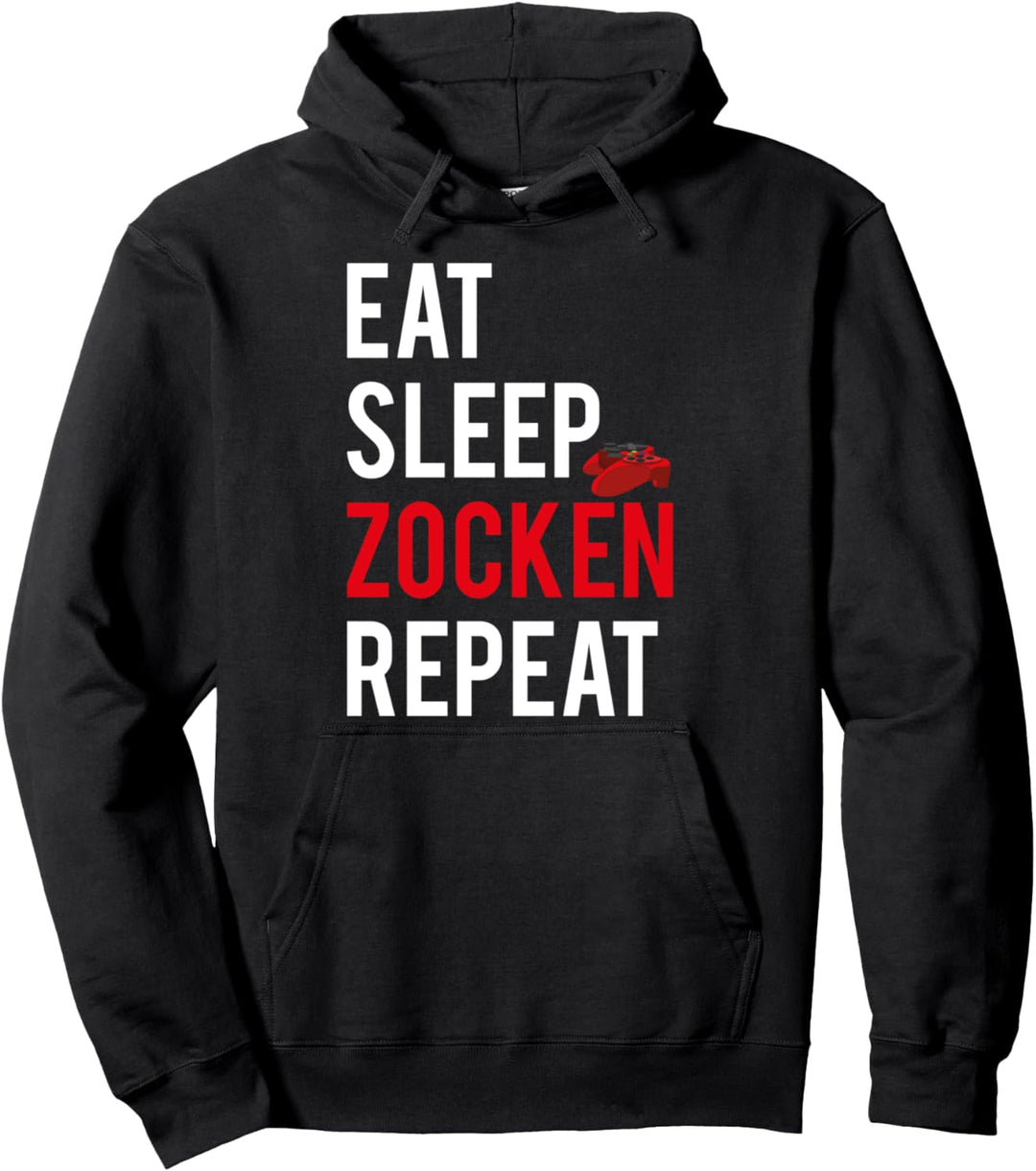 Videospiel Nerd Zocken Gaming E Sport Geek Lustiges Gamer Pullover Hoodie