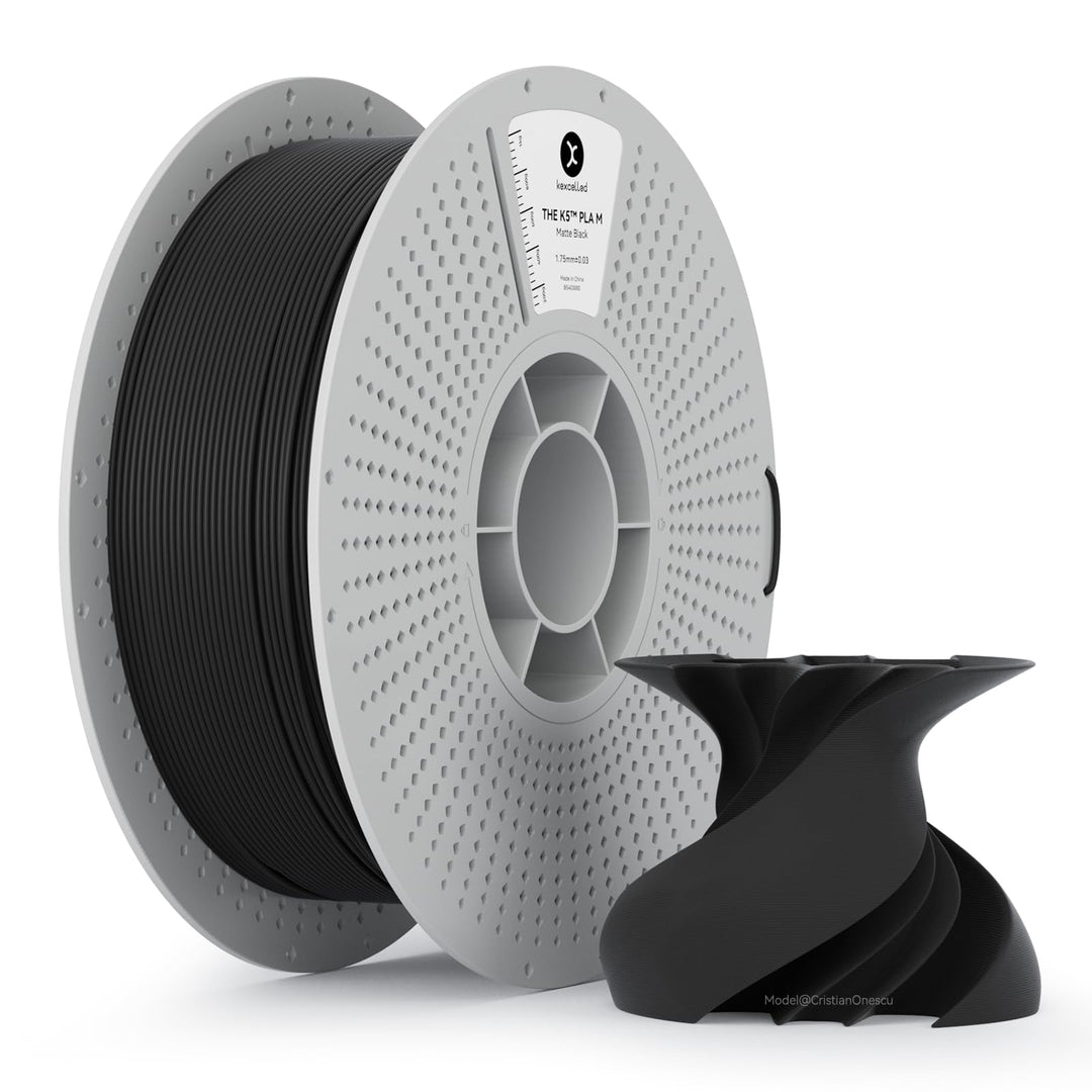 kexcelled Matte PLA Filament 1,75 mm +/- 0,03 mm, Glanzfreie Farbe, Matt Textur, 3D Drucker Filament