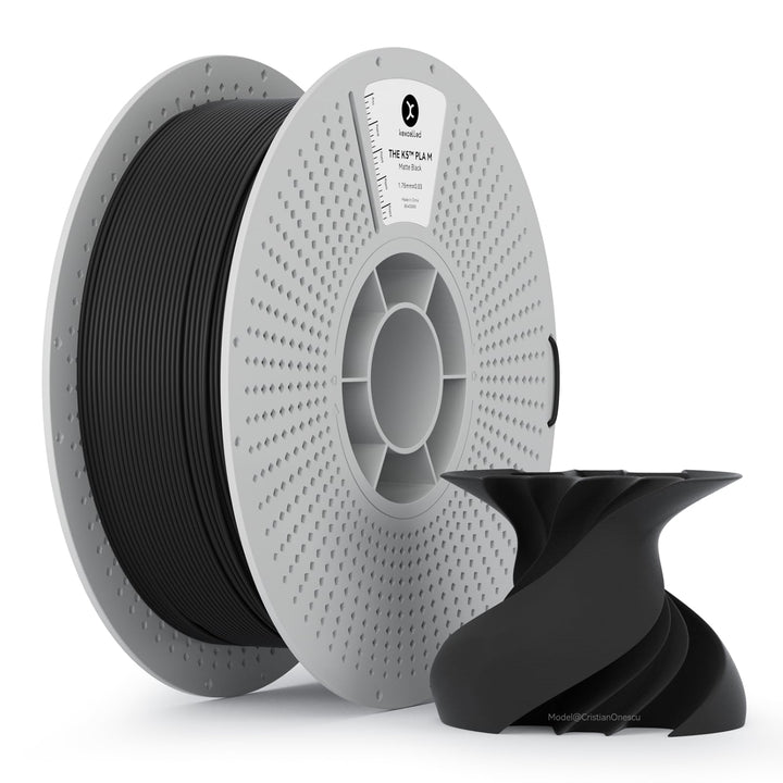 kexcelled Matte PLA Filament 1,75 mm +/- 0,03 mm, Glanzfreie Farbe, Matt Textur, 3D Drucker Filament