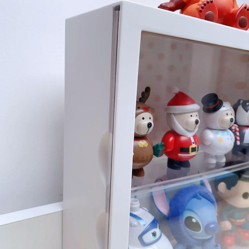Siyecioa Schaukasten Vitrine, Acryl Vitrine Hängend, Vitrine Klein mit Tür für Action Figuren Spielz