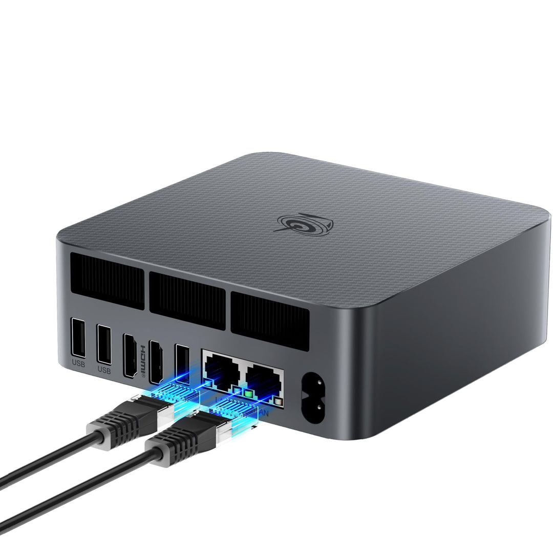 Beelink Mini PC EQR7, AMD Ryzen 7 7735HS(8C/16T bis zu 4,7Ghz), Mini Computer 24GB LPDDR5 500GB M.2